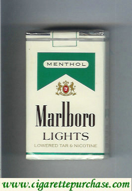 Marlboro Lights Menthol cigarettes soft box